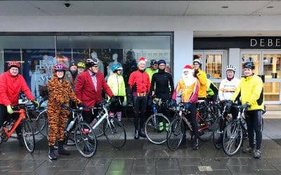 Fancy dress ride? Only if you count wet weather gear!