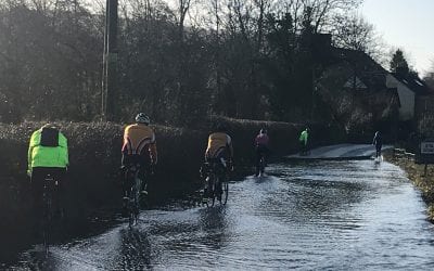 Storm Bella cleared the way for today’s ride
