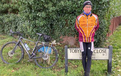 Tewkesbury on a bright, cold day