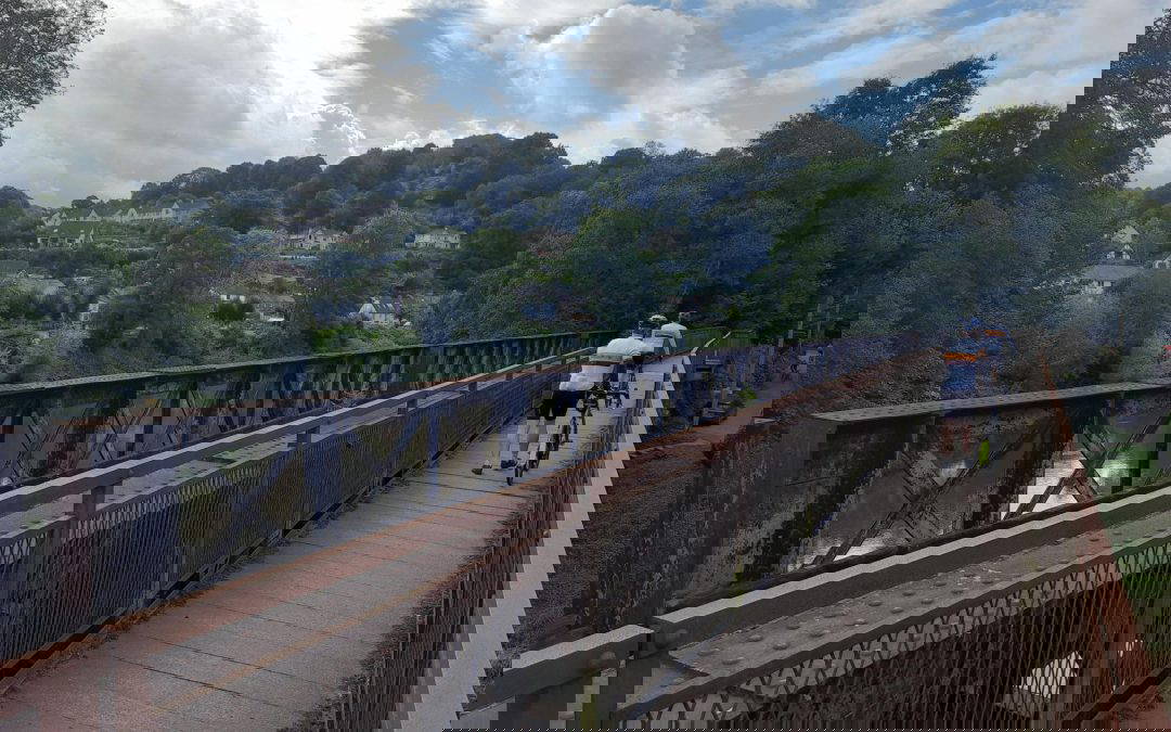 Hills and bridges around the Welsh borders