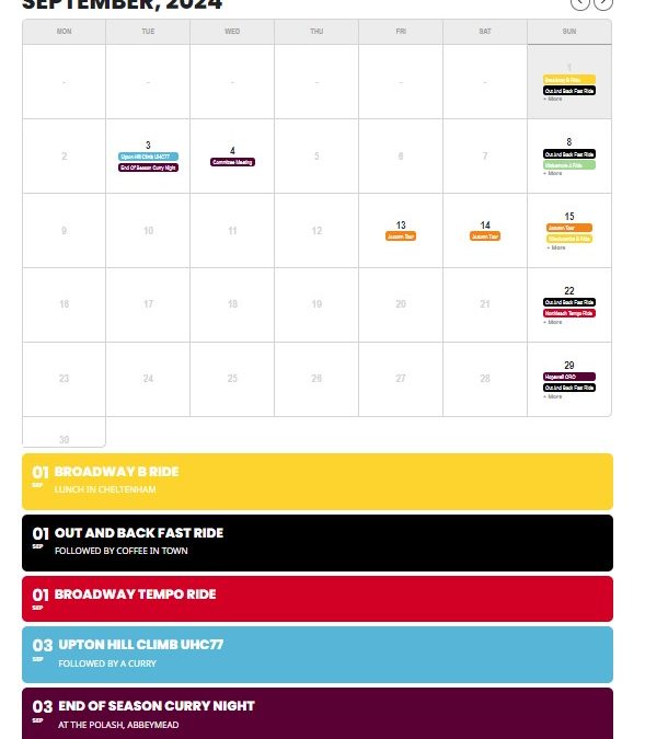 New Calendar layout is coming soon